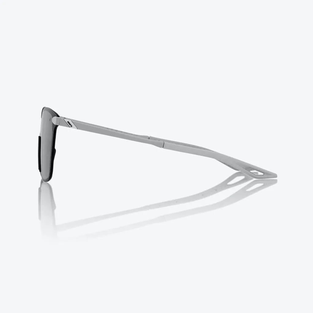 100% Legere Square - Soft Tact Stone Grey - Black Lens