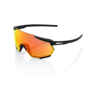 100% Racetrap - Soft Tact Black - HiPer Red Multilayer Lens