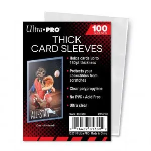 130PT Thick Card Sleeves for Standard Size Cards - Ultra Pro
