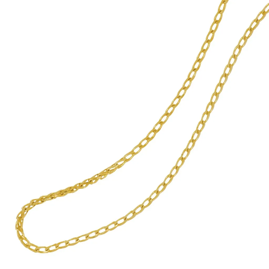 14K Yellow Gold 20" Open Franco Chain