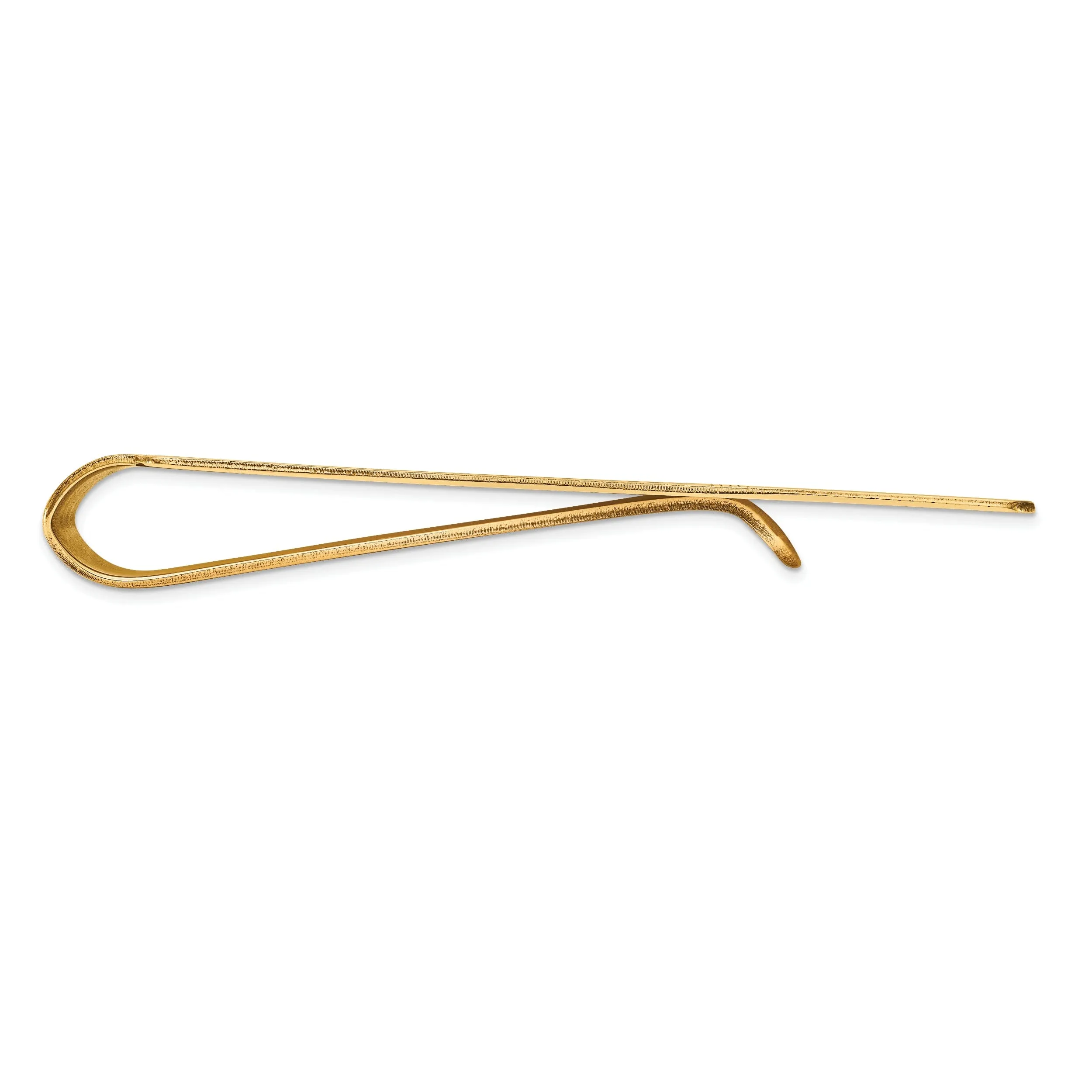 14k Yellow Gold Solid Fold Over Money Clip