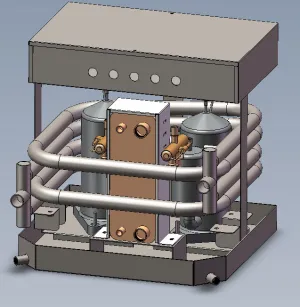 48v/24v DC-Direct Marine Solar Water-to-Air Heat Exchangers for Yachts