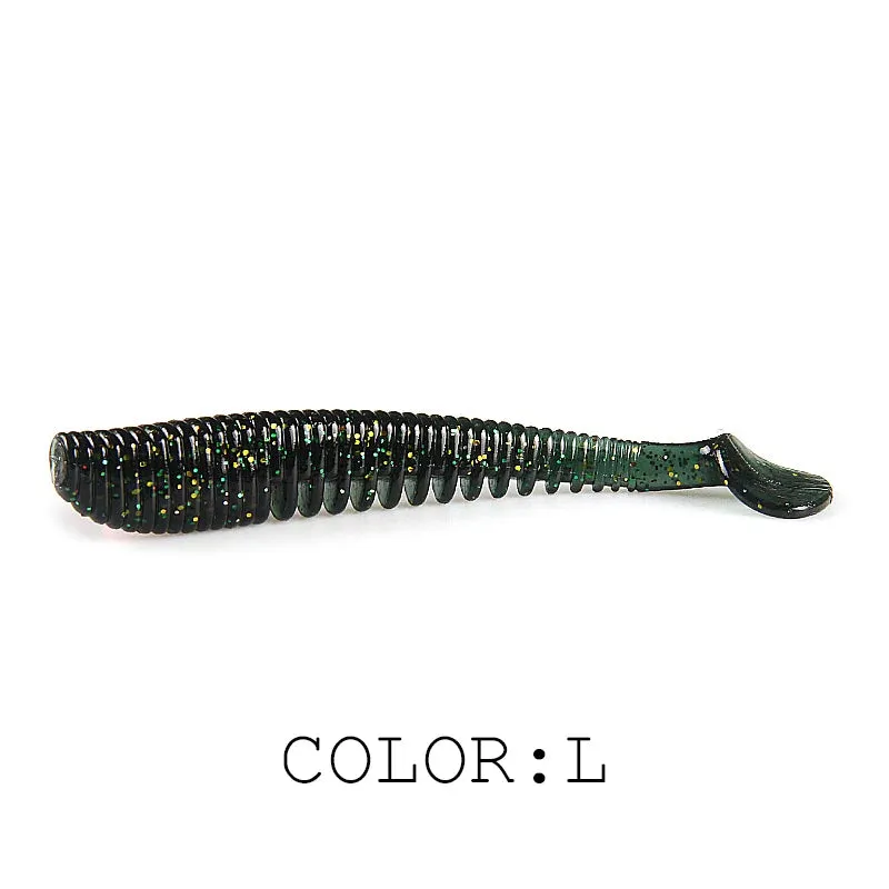 50mm 80mm 95mm 110mm Fishing Lures soft lure paddle tail Artificial bait quality