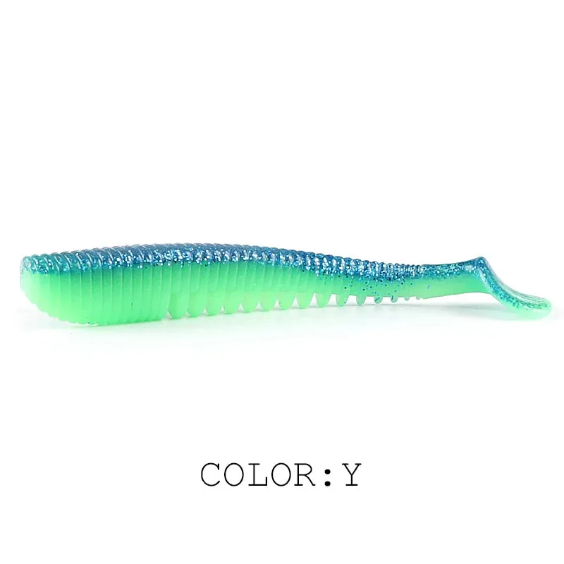 50mm 80mm 95mm 110mm Fishing Lures soft lure paddle tail Artificial bait quality