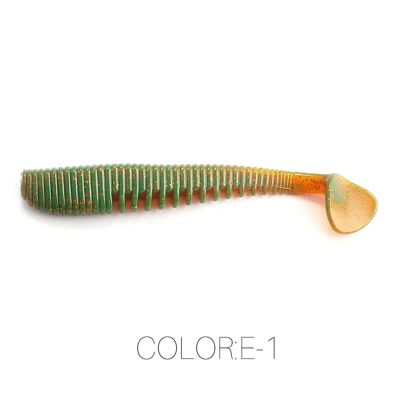 50mm 80mm 95mm 110mm Fishing Lures soft lure paddle tail Artificial bait quality