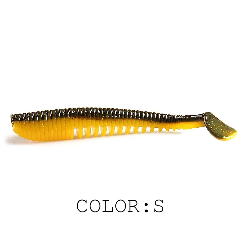 50mm 80mm 95mm 110mm Fishing Lures soft lure paddle tail Artificial bait quality