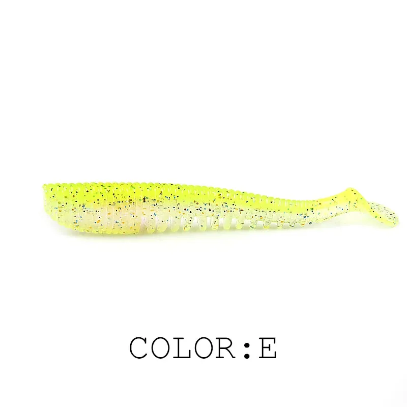 50mm 80mm 95mm 110mm Fishing Lures soft lure paddle tail Artificial bait quality