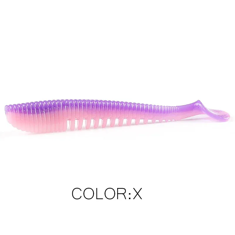 50mm 80mm 95mm 110mm Fishing Lures soft lure paddle tail Artificial bait quality