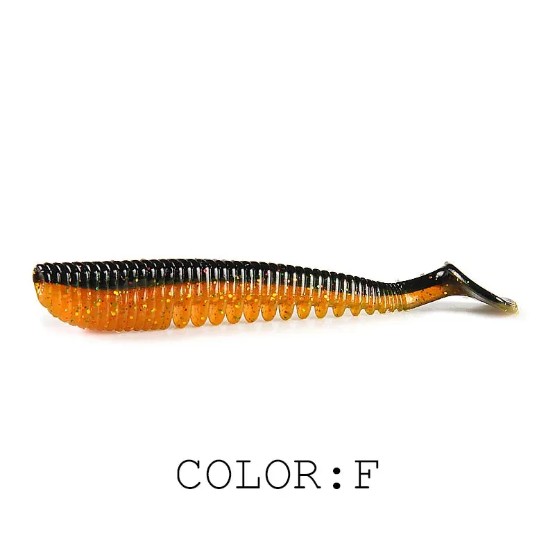 50mm 80mm 95mm 110mm Fishing Lures soft lure paddle tail Artificial bait quality