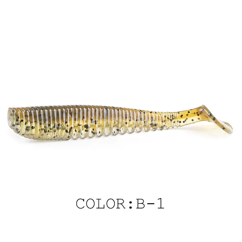 50mm 80mm 95mm 110mm Fishing Lures soft lure paddle tail Artificial bait quality