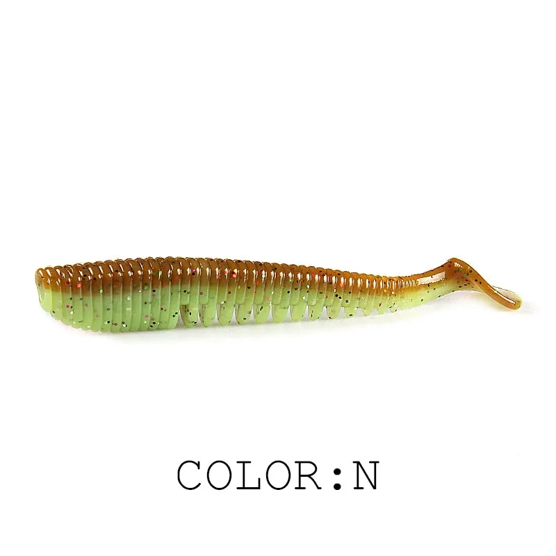 50mm 80mm 95mm 110mm Fishing Lures soft lure paddle tail Artificial bait quality