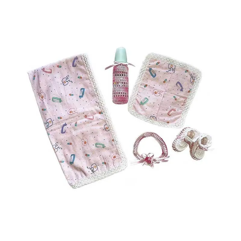 Baby Blanket Bottles Gift Set