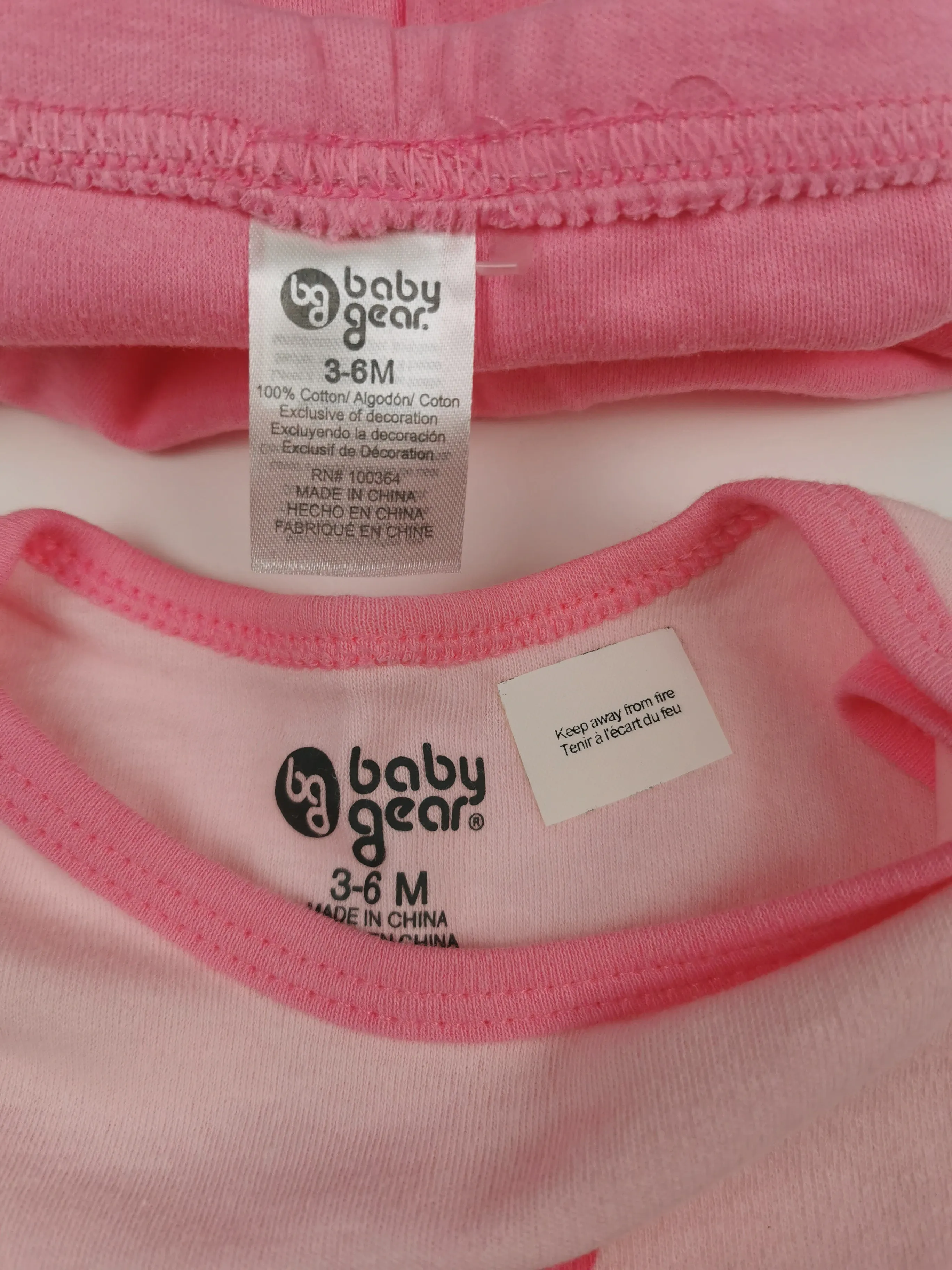 BABY GIRL SIZE 3/6 MONTHS - BABY GEAR, Matching 2 Piece Outfit EUC B16