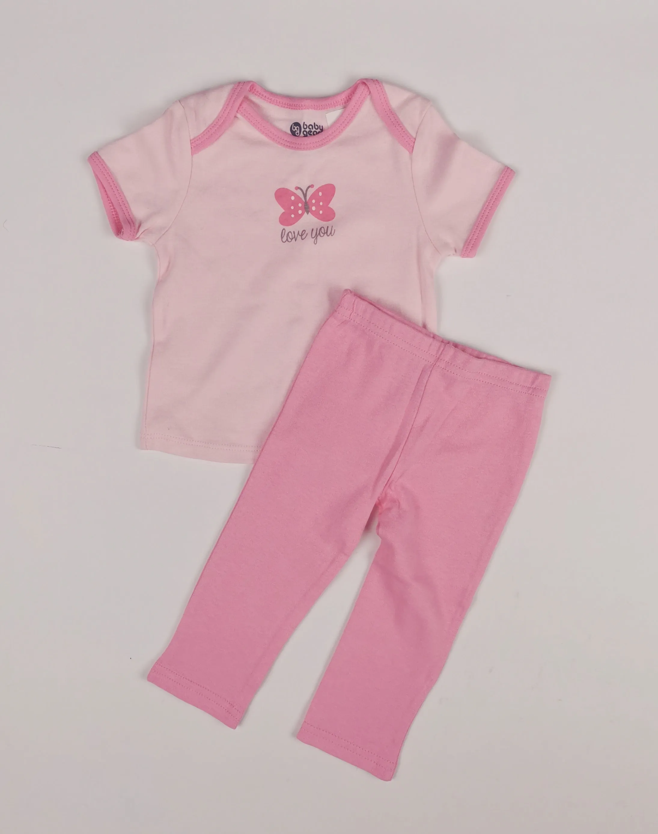 BABY GIRL SIZE 3/6 MONTHS - BABY GEAR, Matching 2 Piece Outfit EUC B16