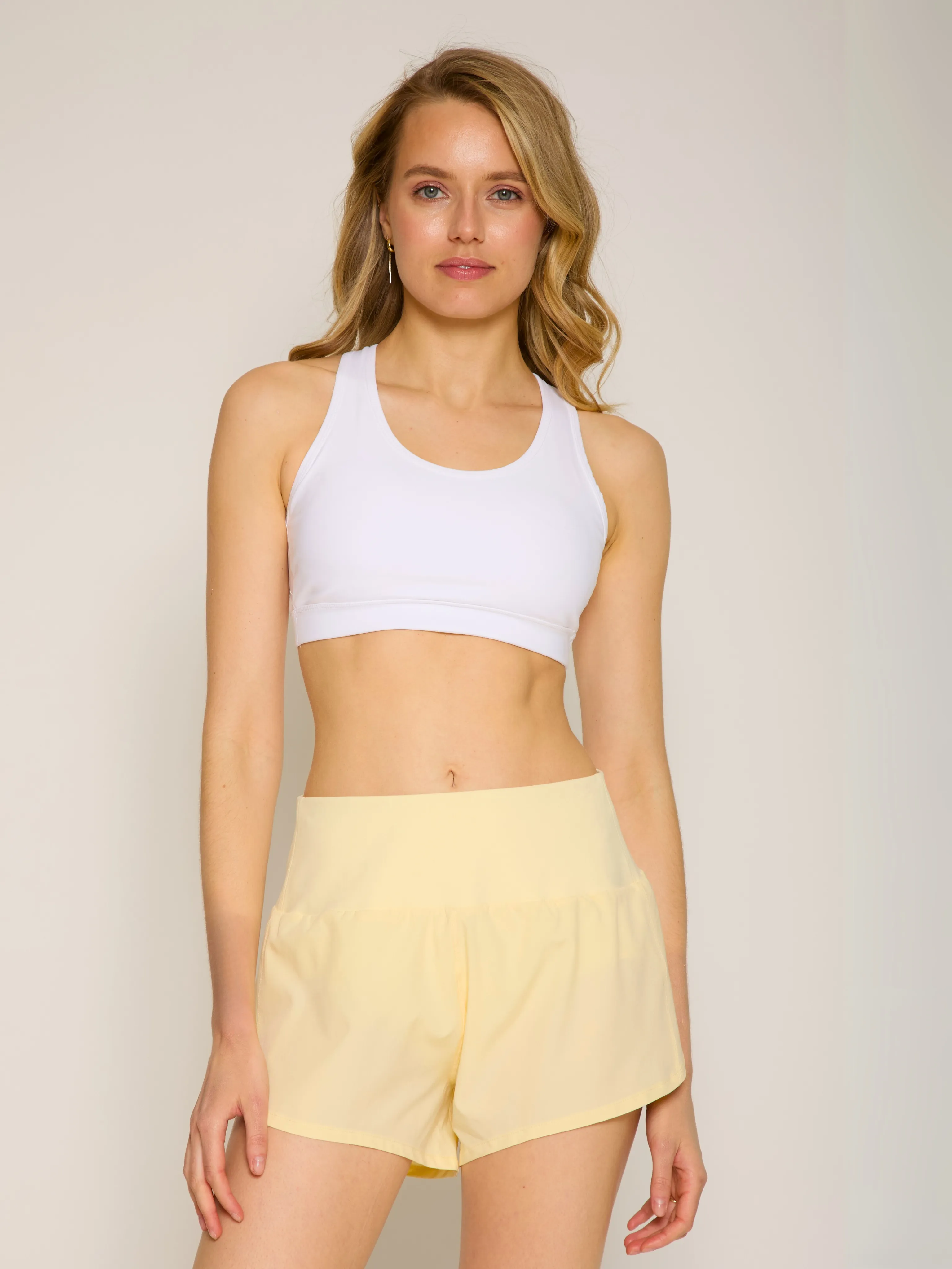 Back Yoke Woven Shorts