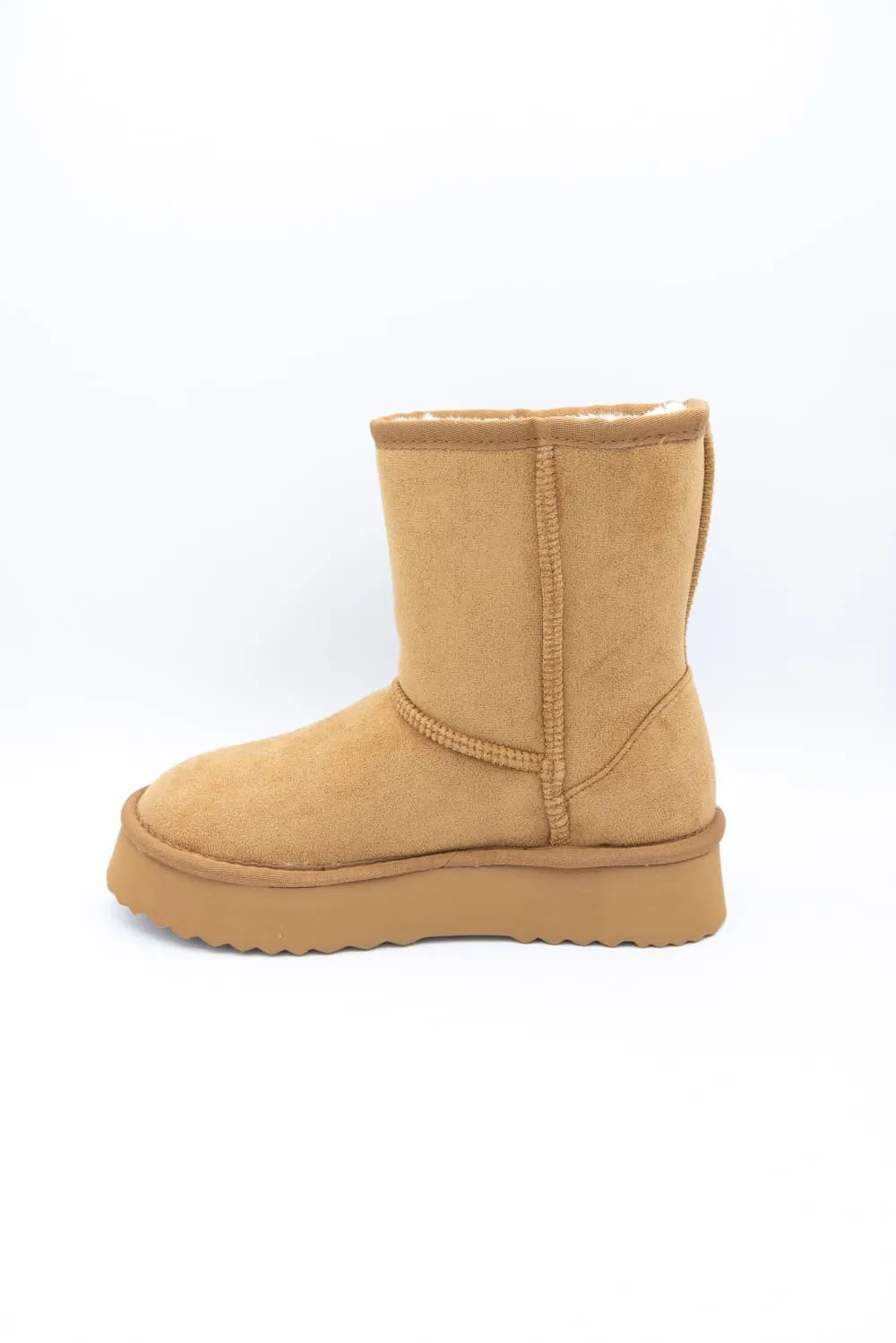 Beach by Matisse Mortiz Fur Top Booties for Women in Chestnut | MORTIZ-CHESTNUT