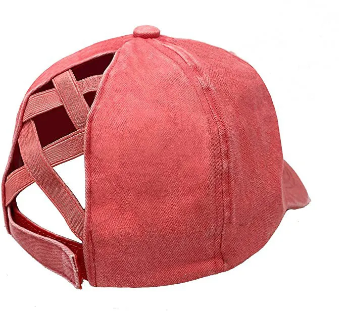 Beach Rated Criss-Cross Ponytail Baseball Hat