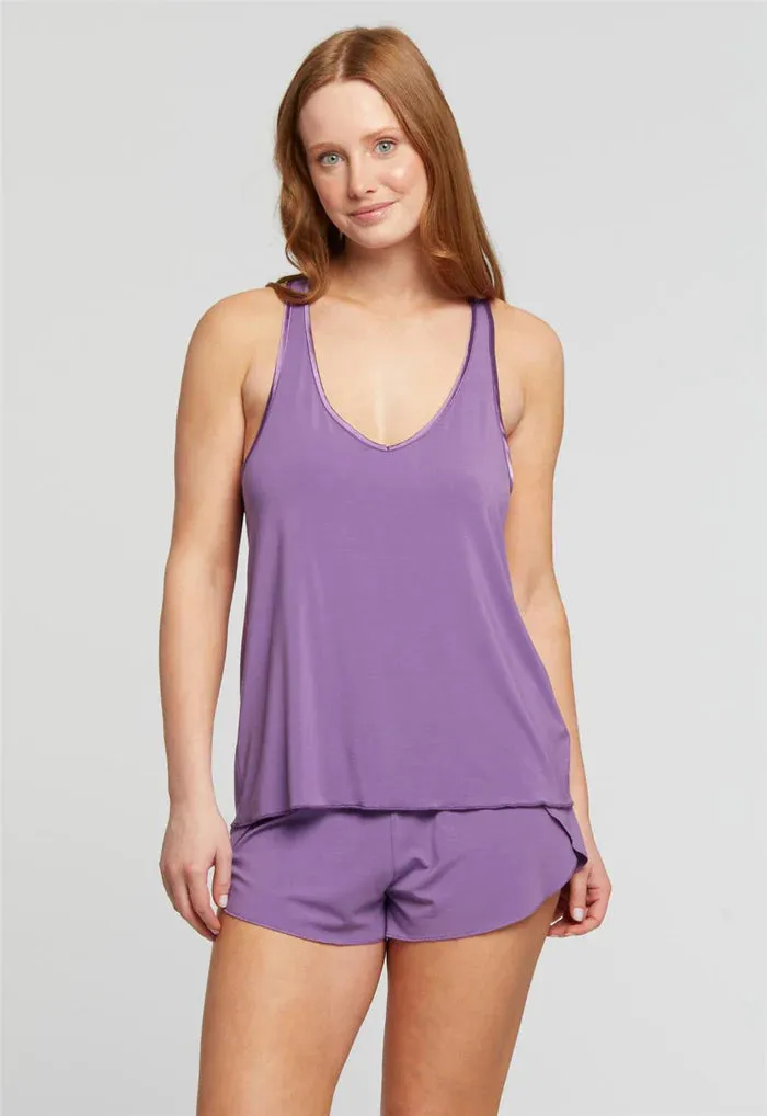Bella Tank And Short Set In Aster