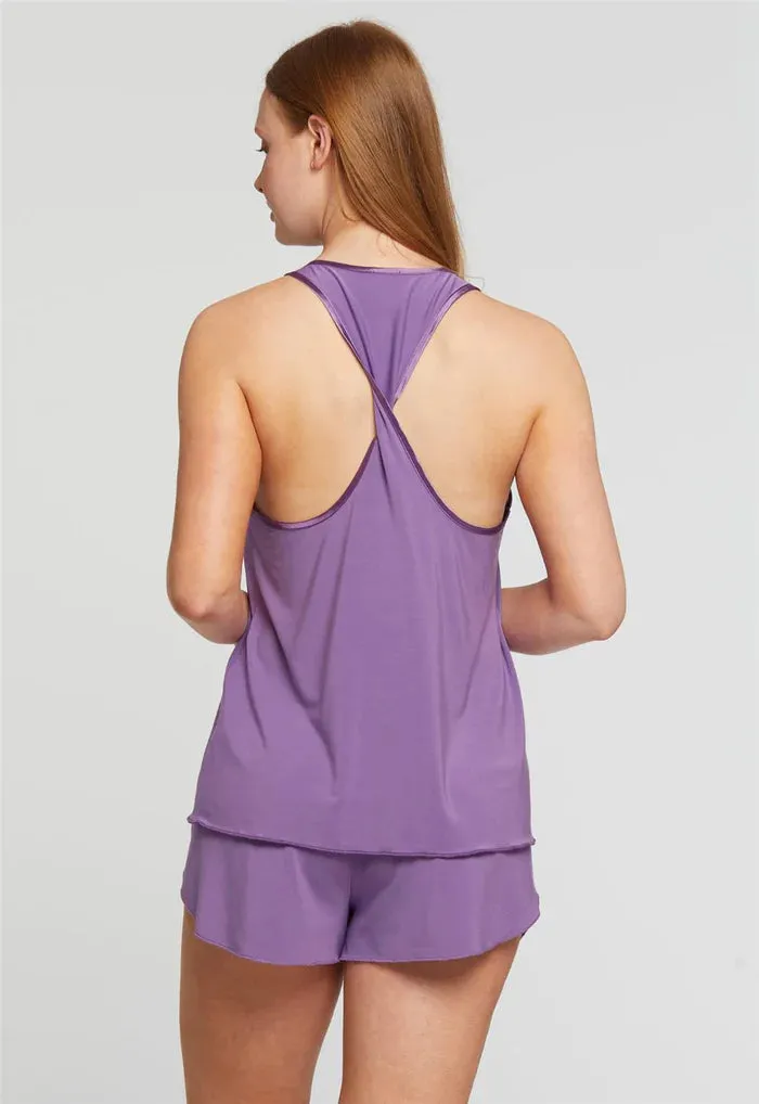 Bella Tank And Short Set In Aster
