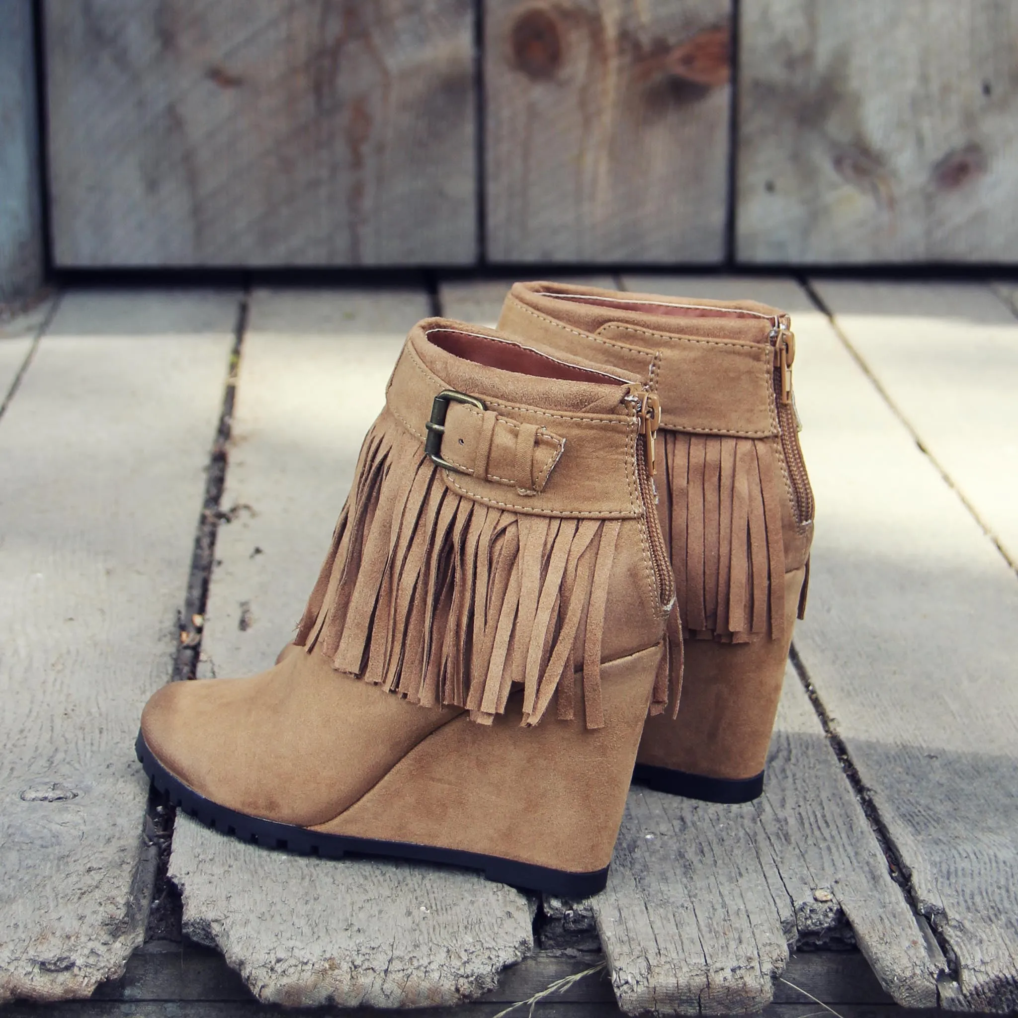 Big Sky Fringe Booties
