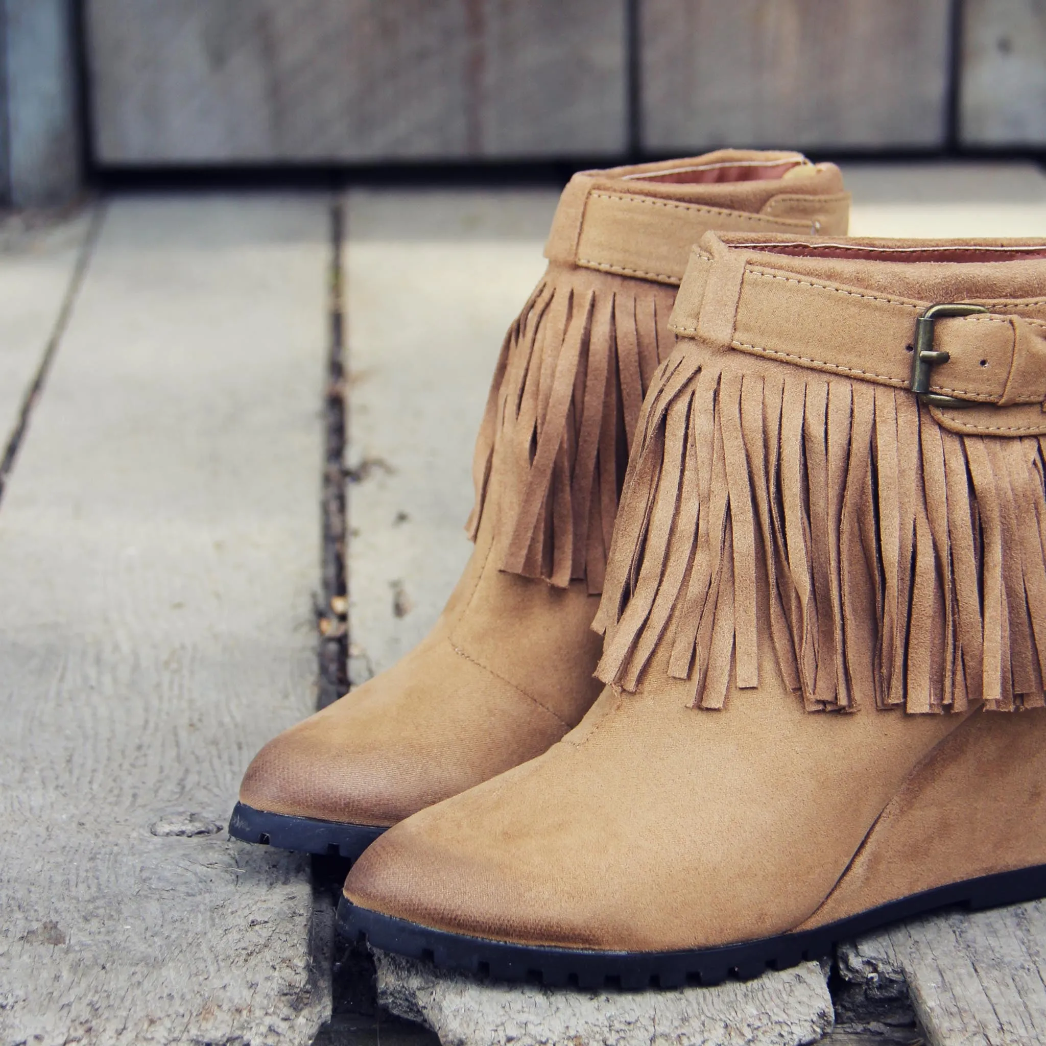 Big Sky Fringe Booties