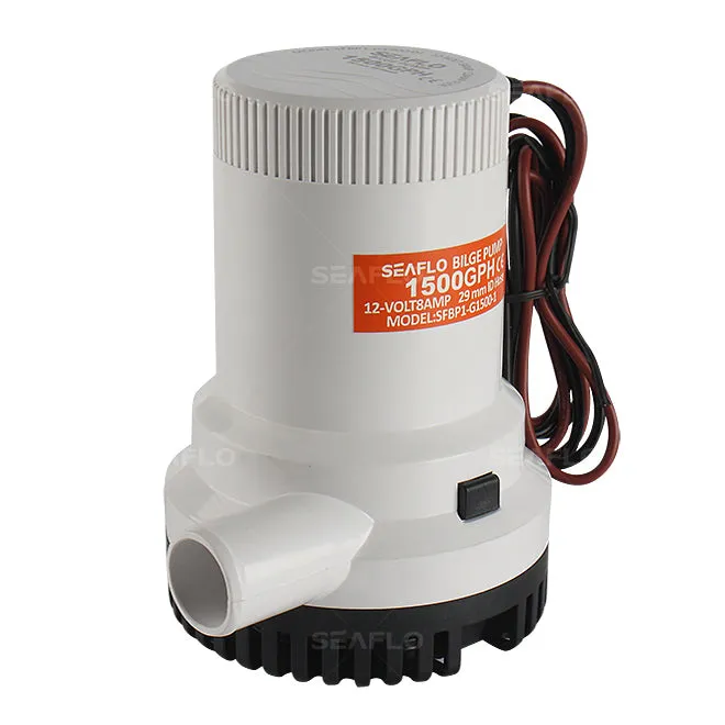 BILGE PUMP 1500GPH 12V Seaflo Bilge Pump BOAT Submersible Water Pump