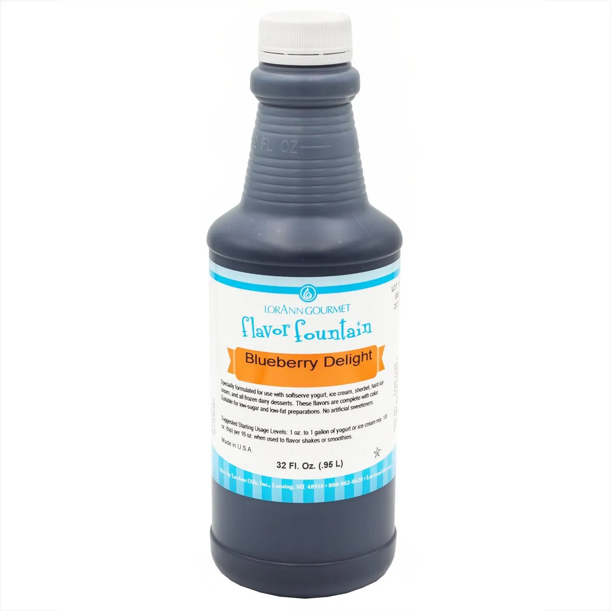 Blueberry Delight Flavor - 4 oz. - 32 oz. - Ice Cream and Beverage Flavors - LorAnn Oils - Canadian Distribution