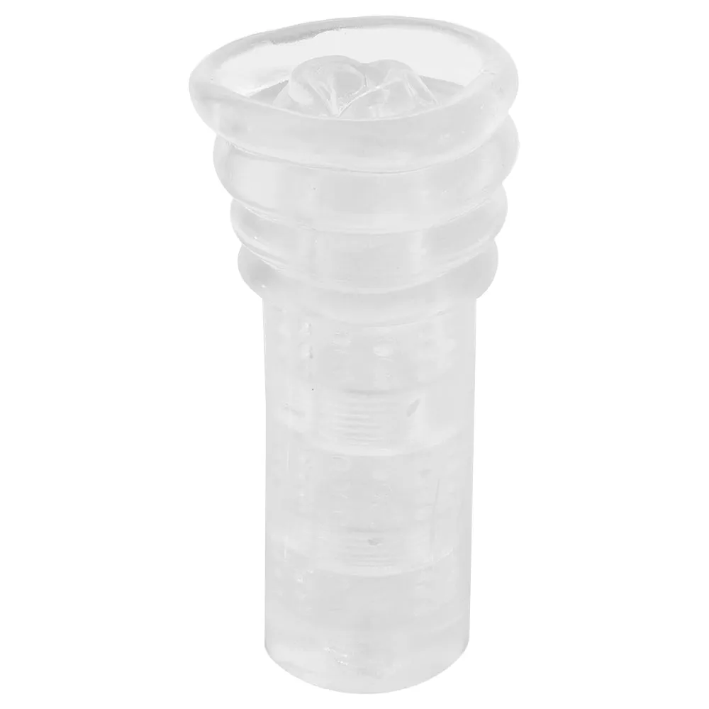 Blush M for Men All Nighter Glow in the Dark Textured Stroker Clear | Male Masturbator