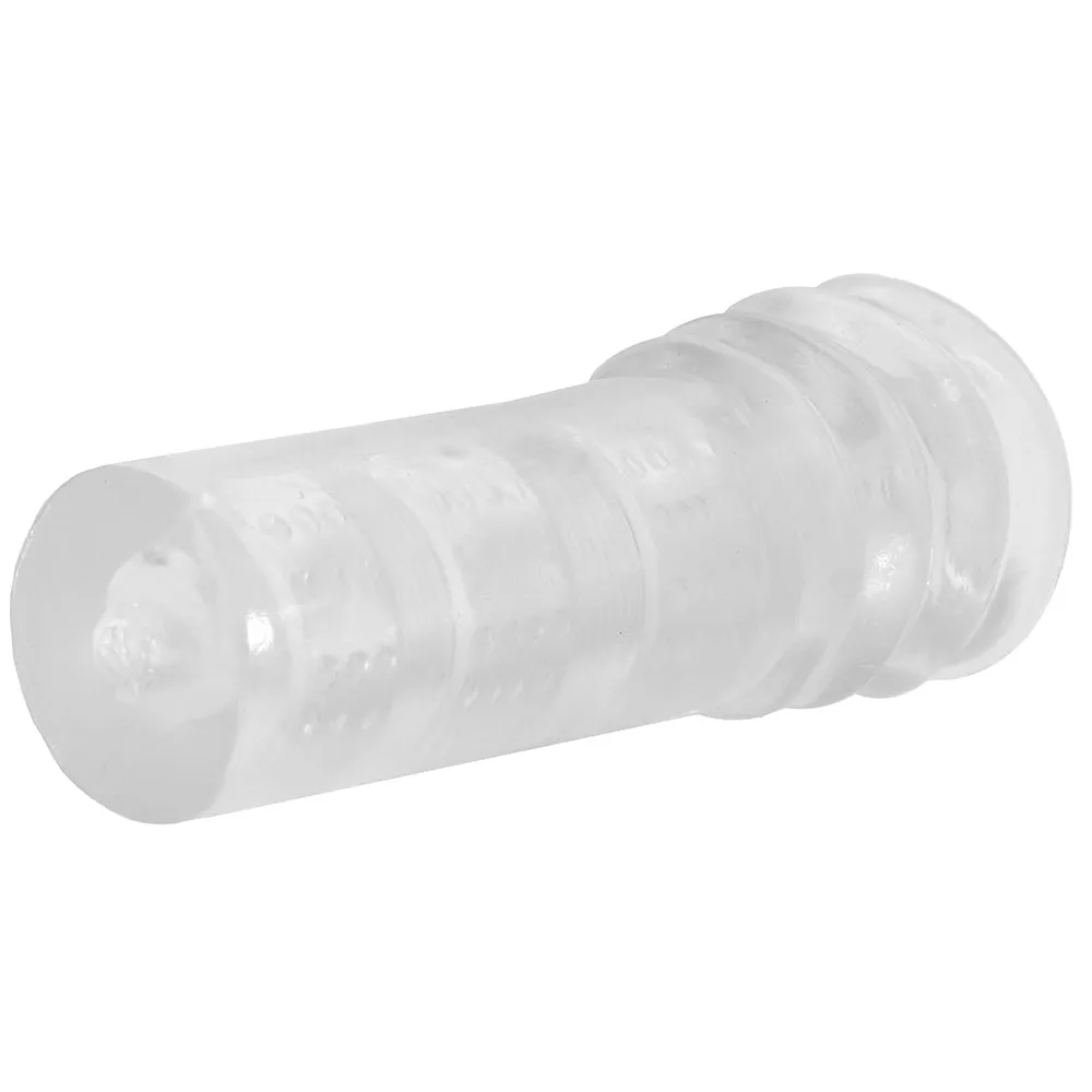 Blush M for Men All Nighter Glow in the Dark Textured Stroker Clear | Male Masturbator