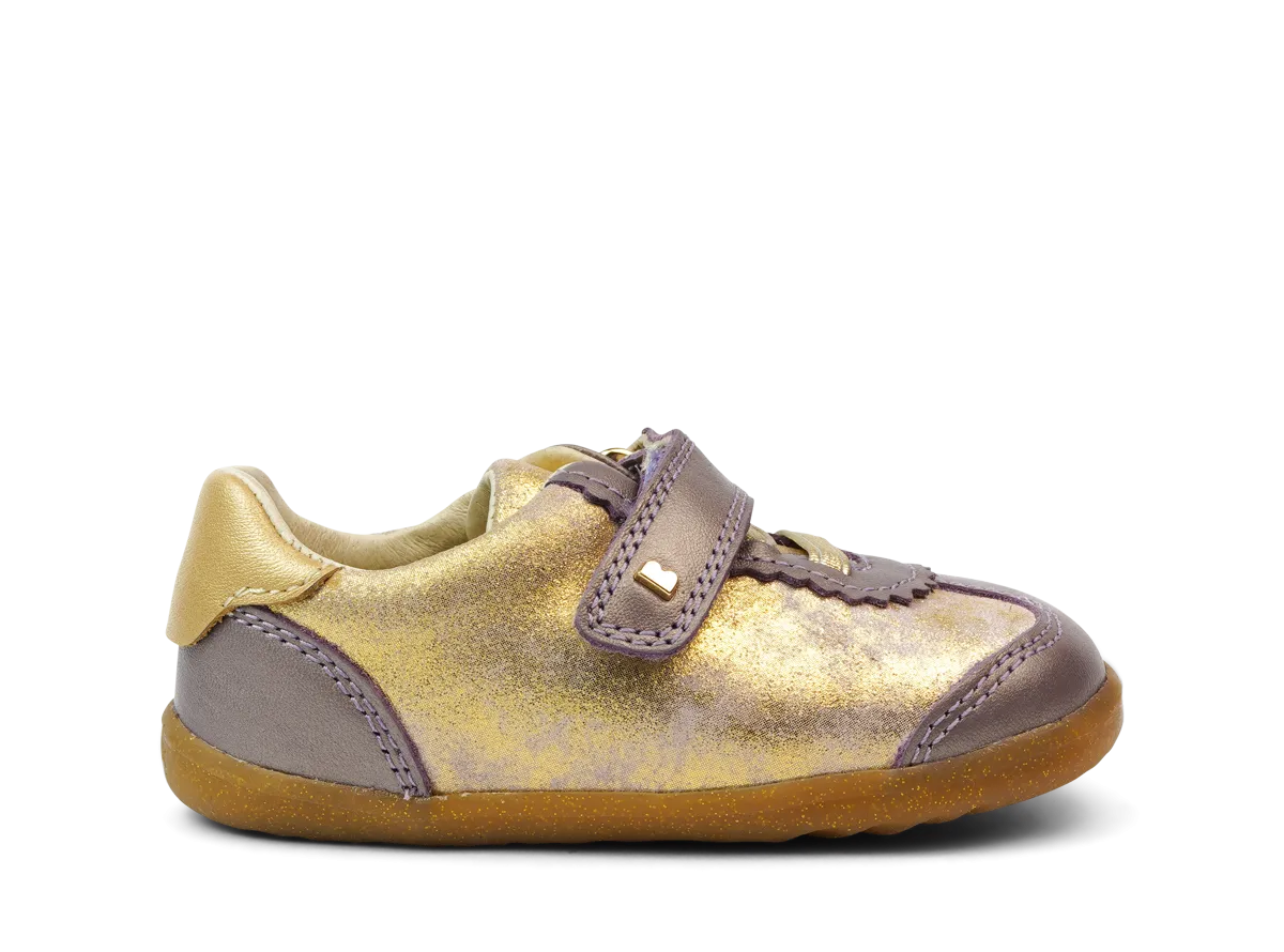 Bobux SU Sprite Grape Gold Cloud Trainers