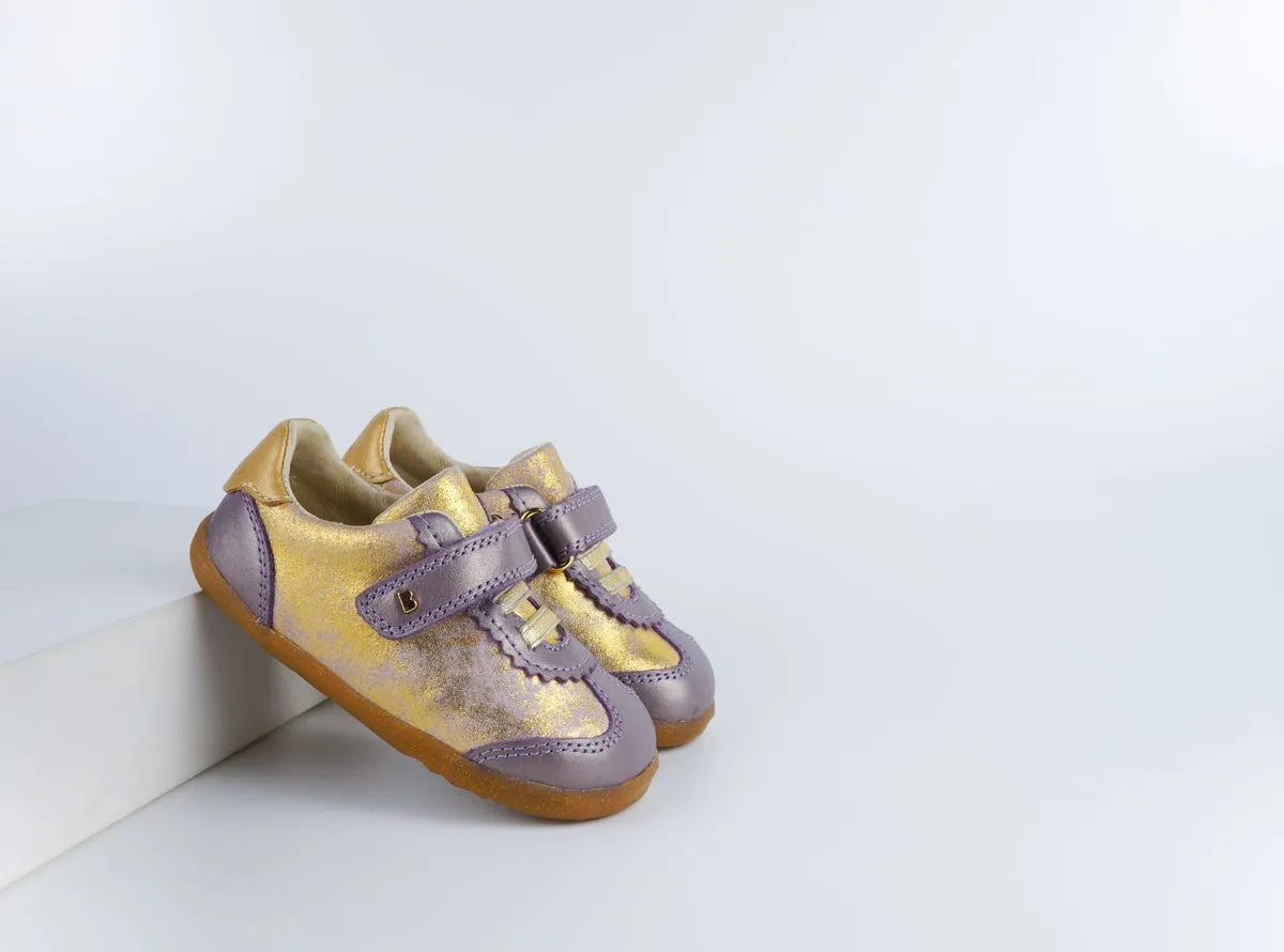 Bobux SU Sprite Grape Gold Cloud Trainers
