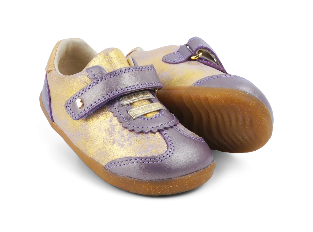Bobux SU Sprite Grape Gold Cloud Trainers