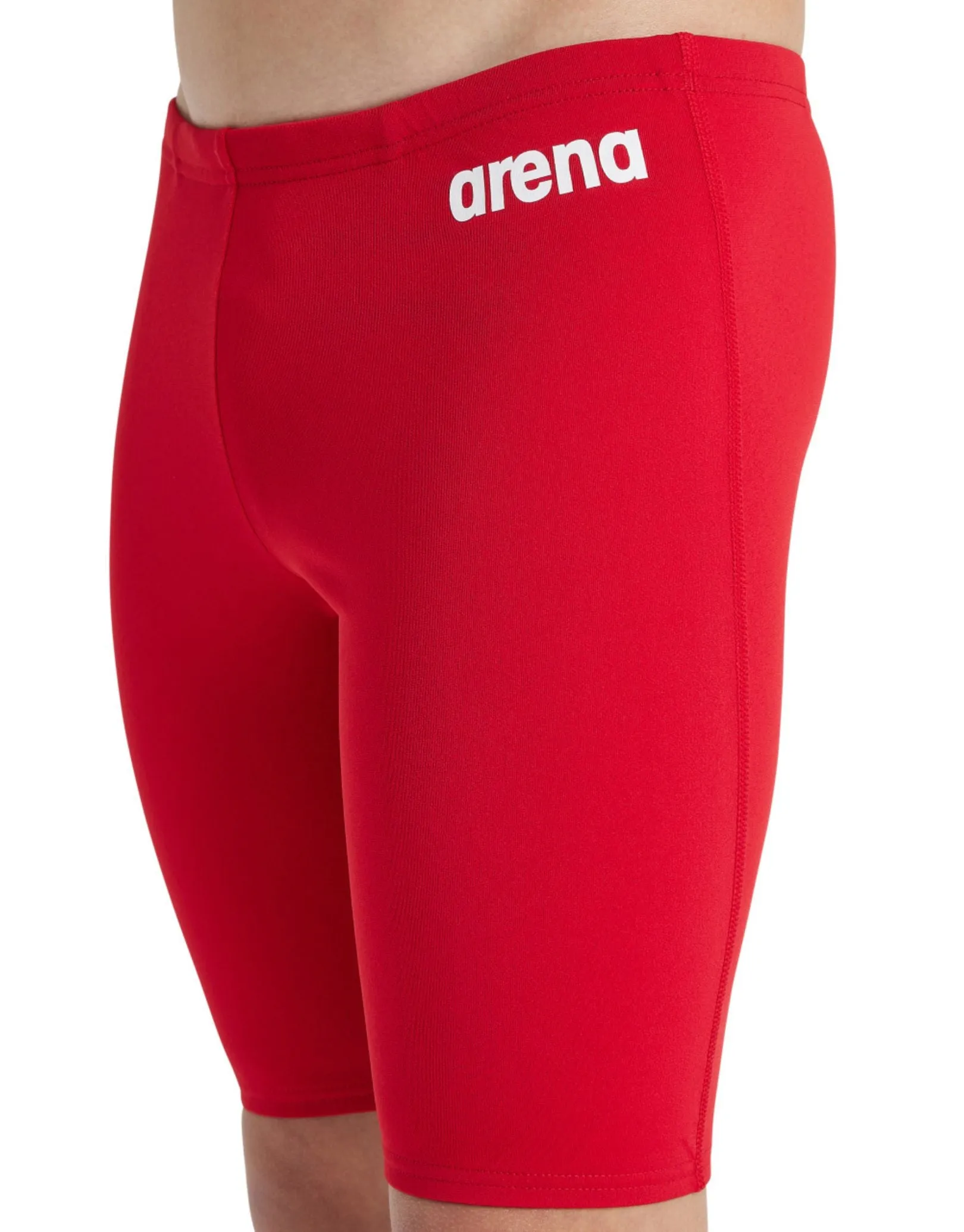 Boys Team Solid Swim Jammer - Red/White