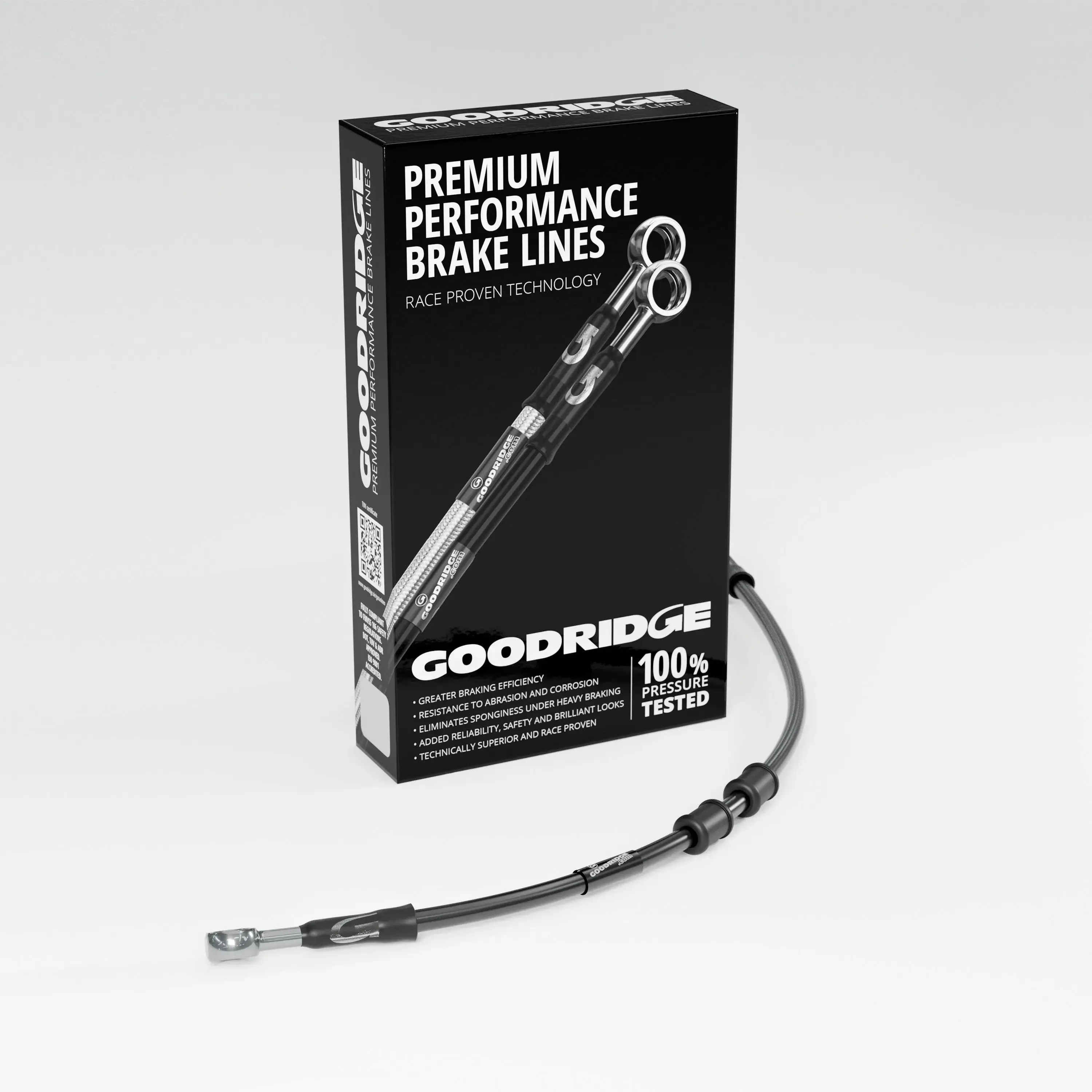 BRAKE HOSE KIT FOR YAMAHA XV535 (HIGH BAR) 88-03