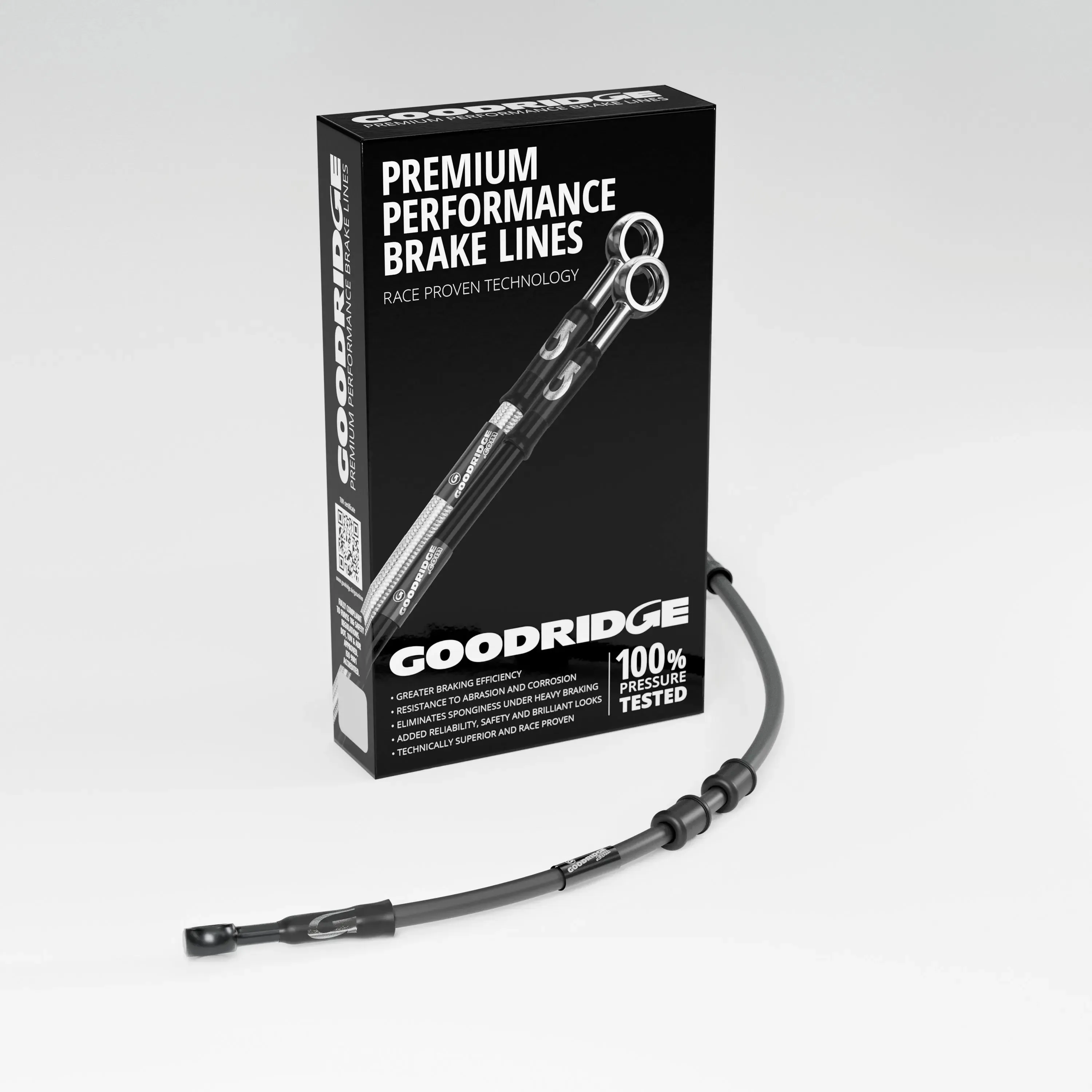 BRAKE HOSE KIT FOR YAMAHA XV535 (HIGH BAR) 88-03