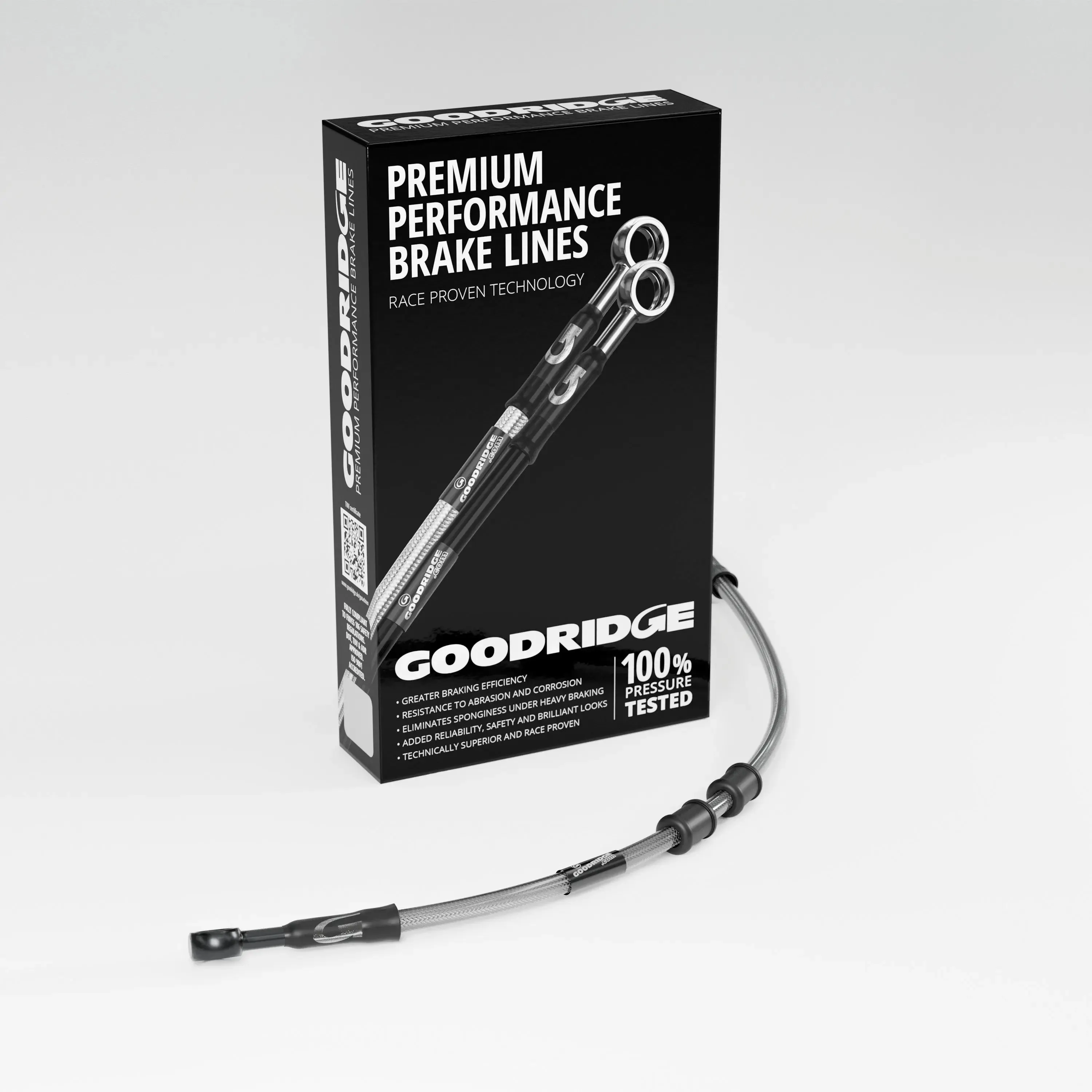 BRAKE HOSE KIT FOR YAMAHA XV535 (HIGH BAR) 88-03