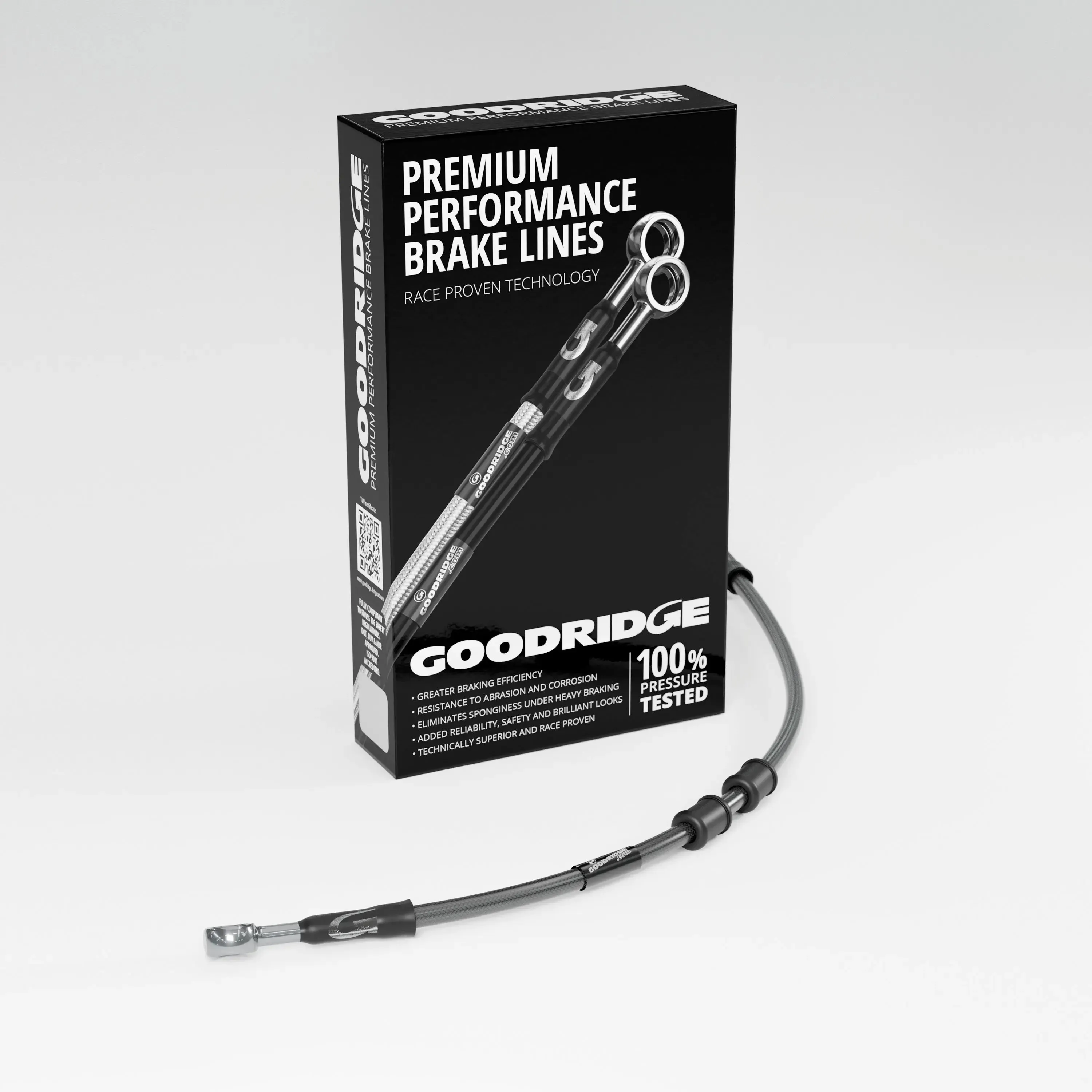 BRAKE HOSE KIT FOR YAMAHA XV535 (HIGH BAR) 88-03