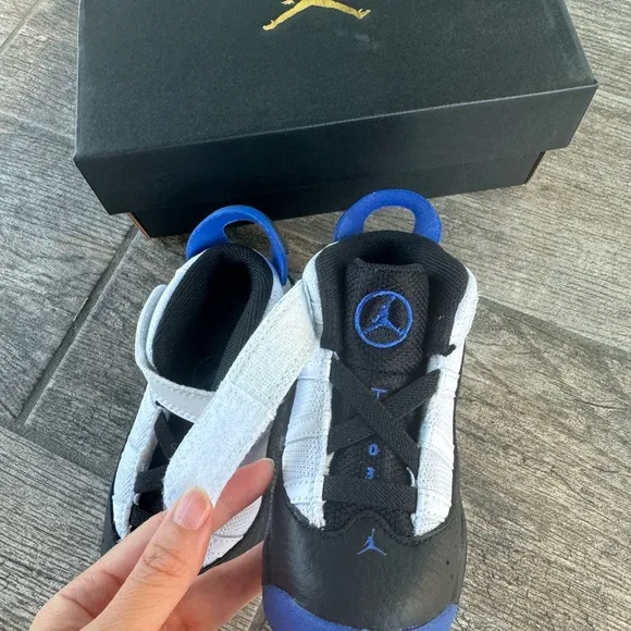 Brand New Air Jordan 6 Rings “Game Royal” Toddler’s Sneakers