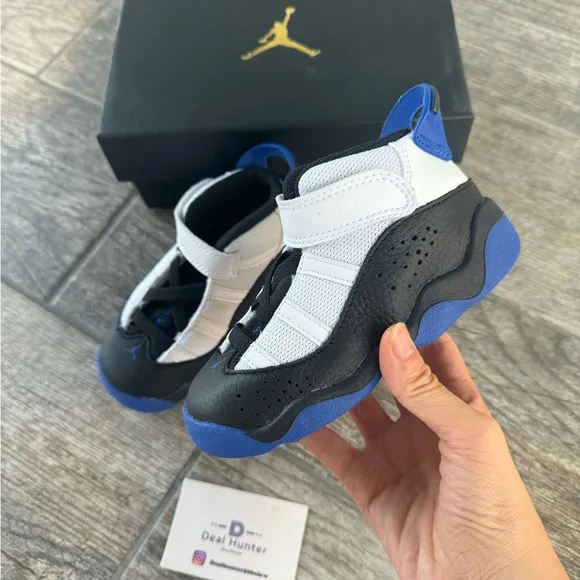 Brand New Air Jordan 6 Rings “Game Royal” Toddler’s Sneakers