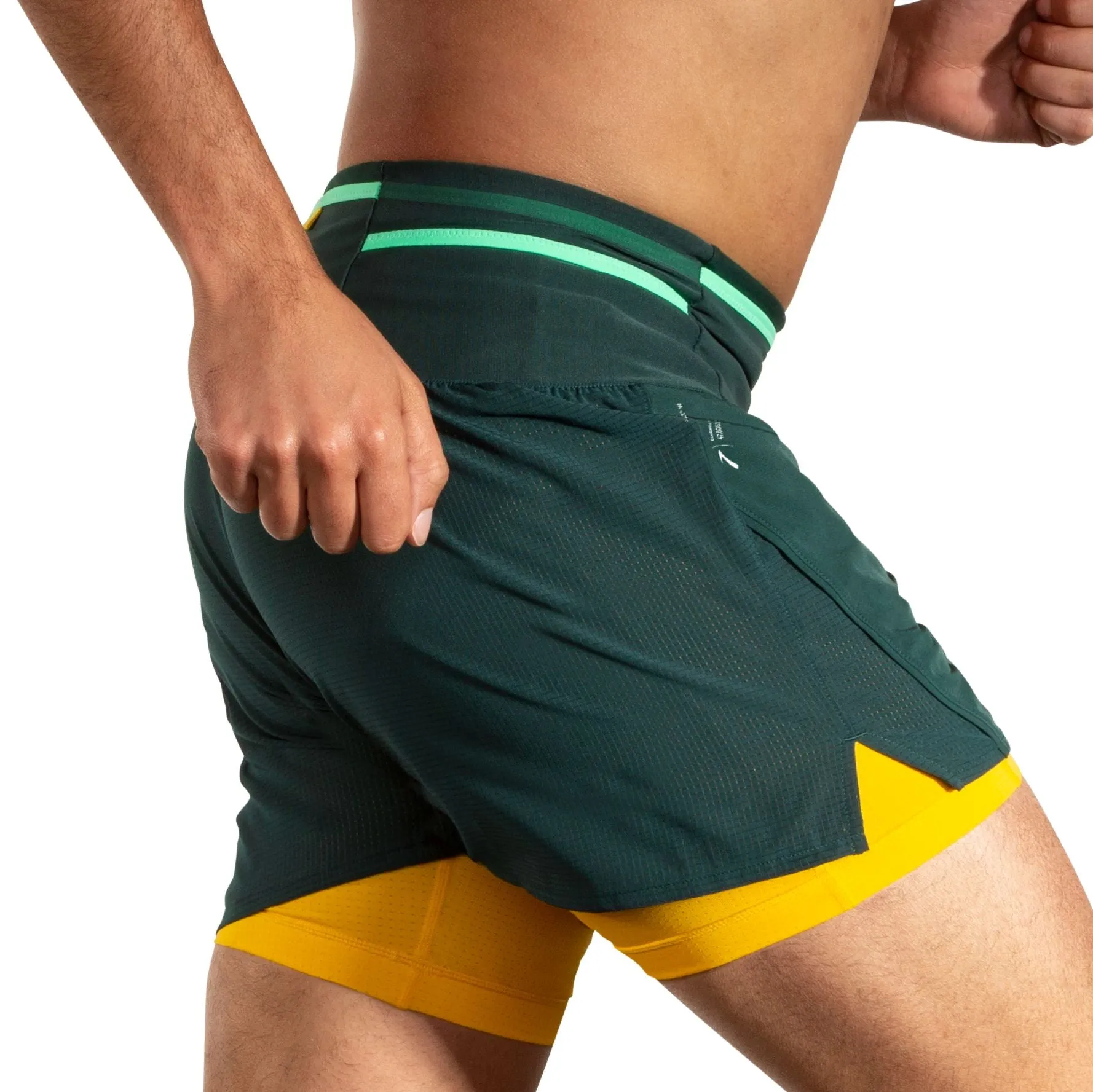 BROOKS HIGH POINT 5" 2-IN-1 SHORT 2.0 MEN