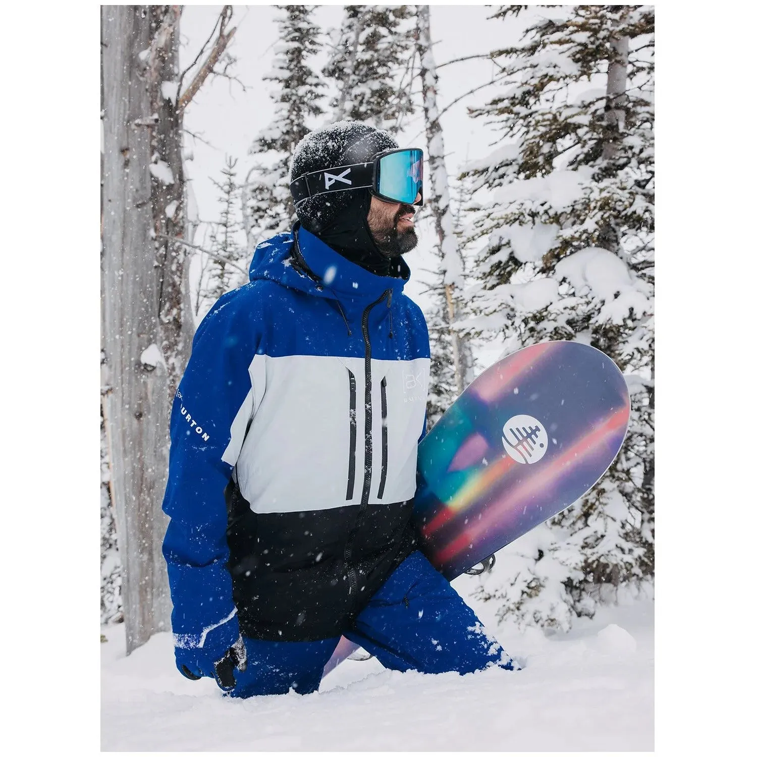 Burton [ak] Swash GORE-TEX Jacket Mens 2025 Jake Blue / Grey Cloud / Black