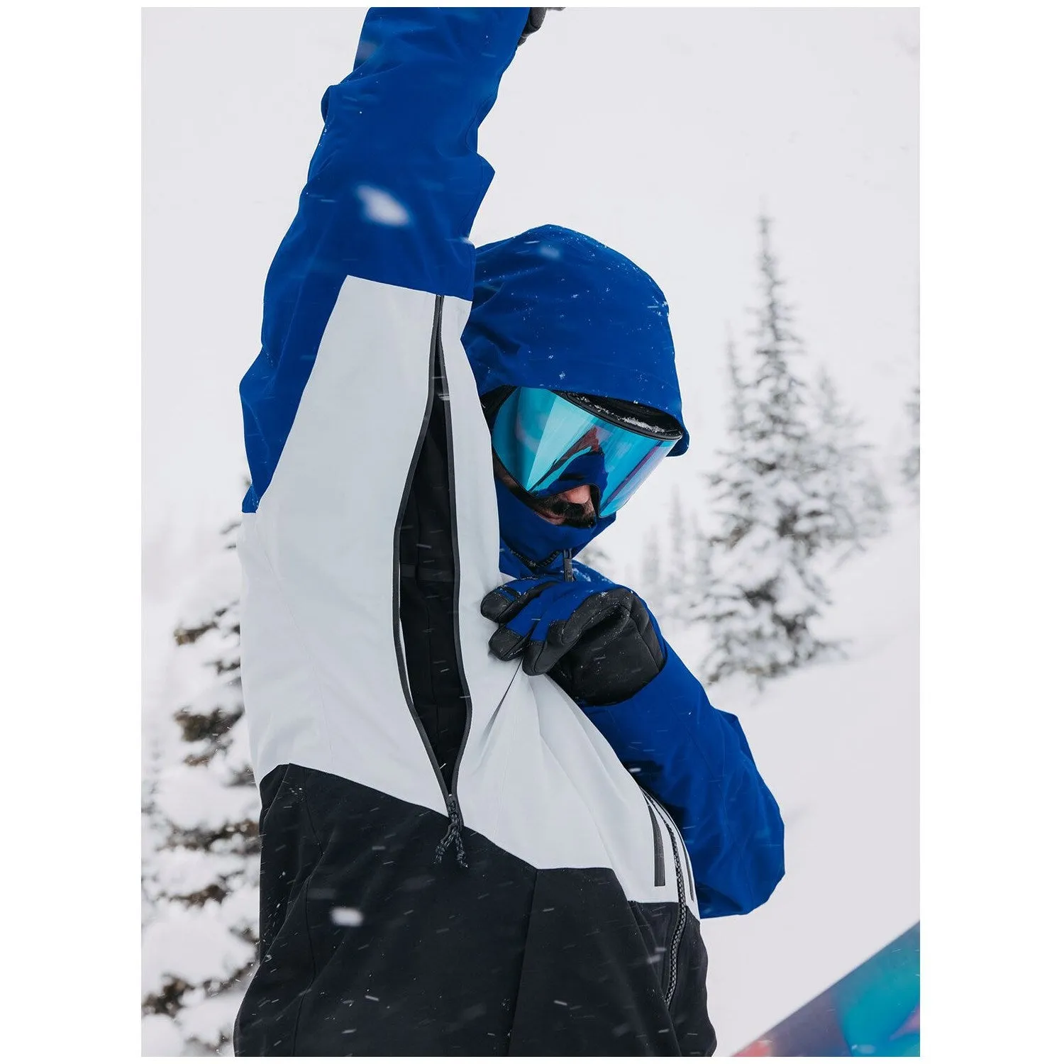 Burton [ak] Swash GORE-TEX Jacket Mens 2025 Jake Blue / Grey Cloud / Black