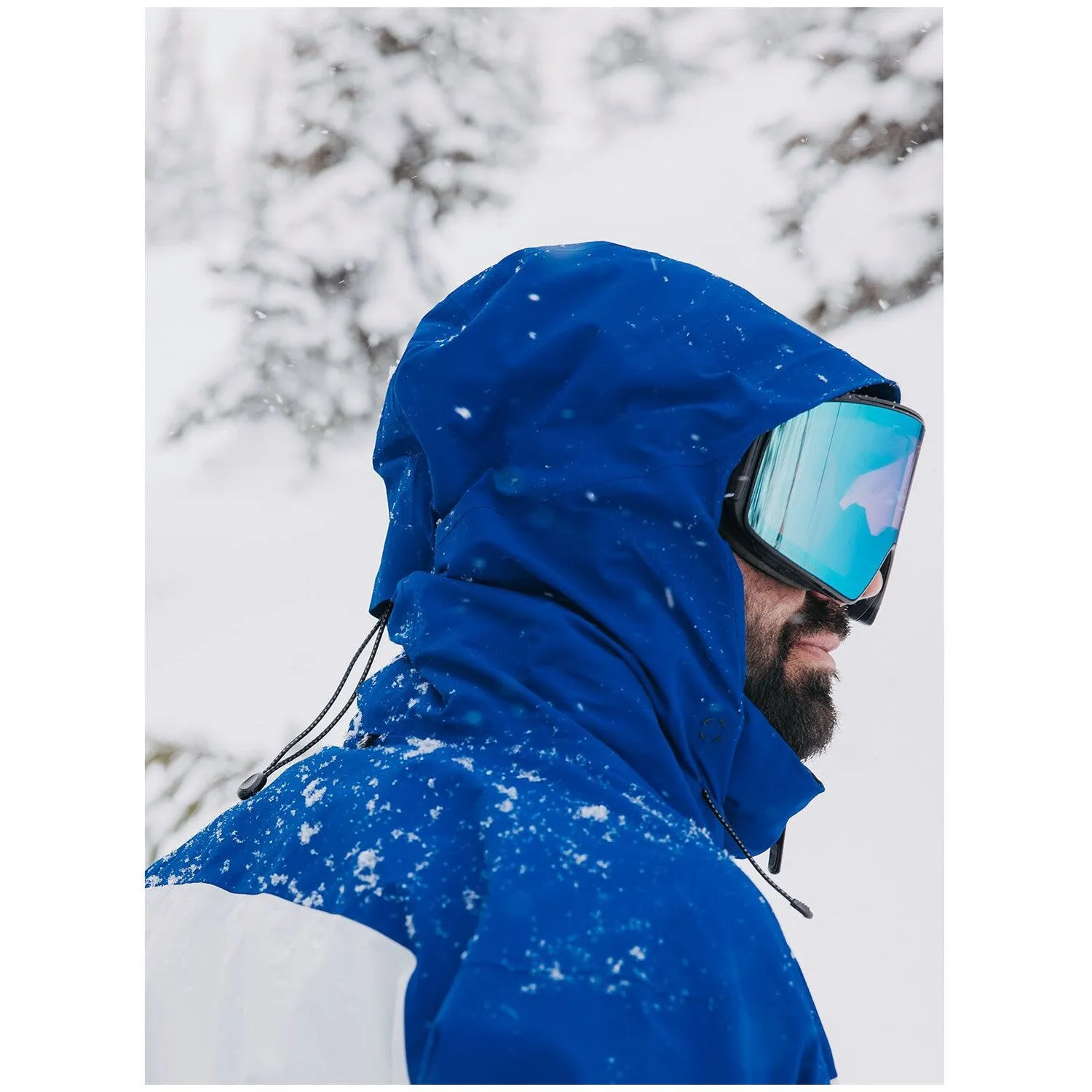 Burton [ak] Swash GORE-TEX Jacket Mens 2025 Jake Blue / Grey Cloud / Black