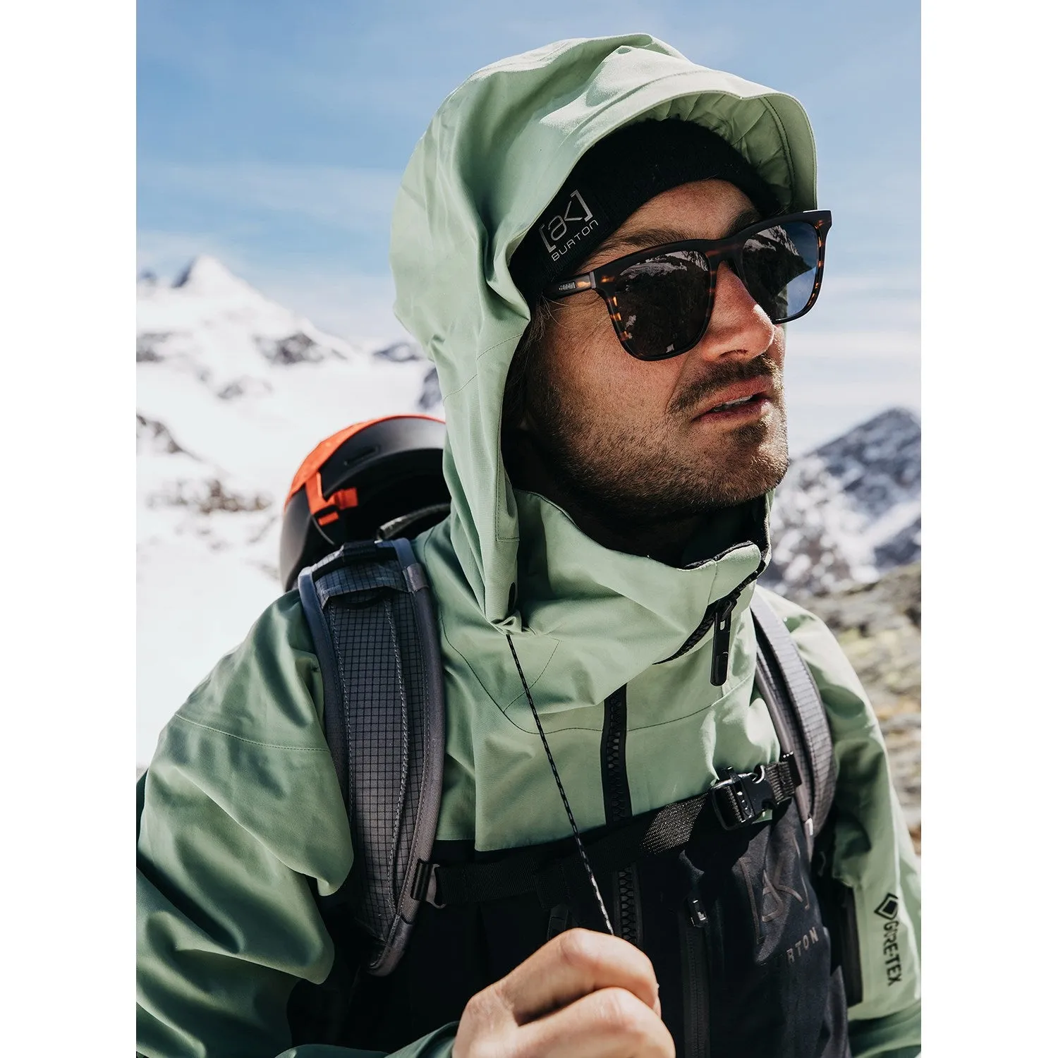 Burton [AK] Swash GORE-TEX Mens Jacket Hedge Green / White / Black
