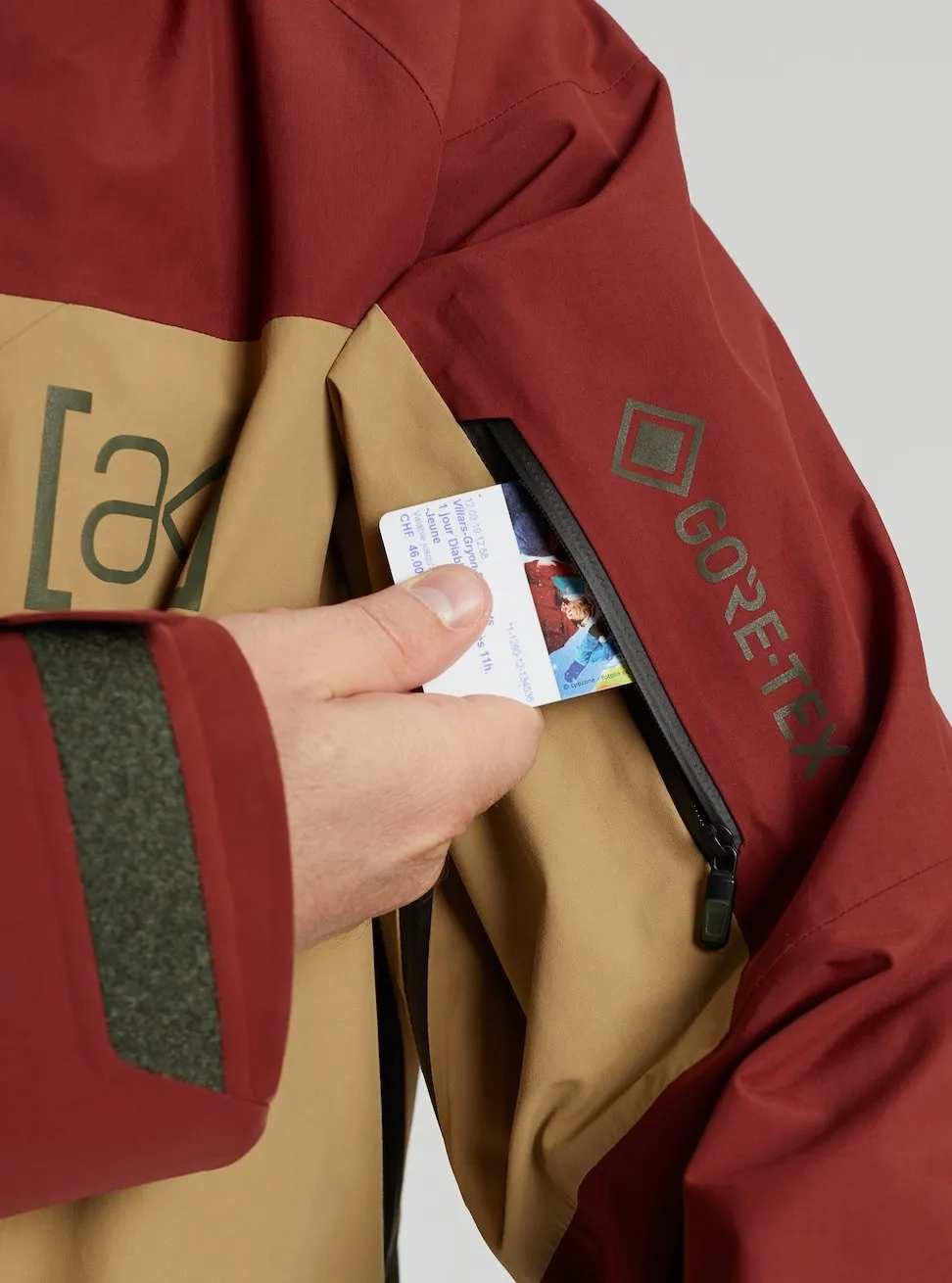Burton [AK] Swash GORE-TEX Mens Jacket Sparrow / Kelp / Forest Night