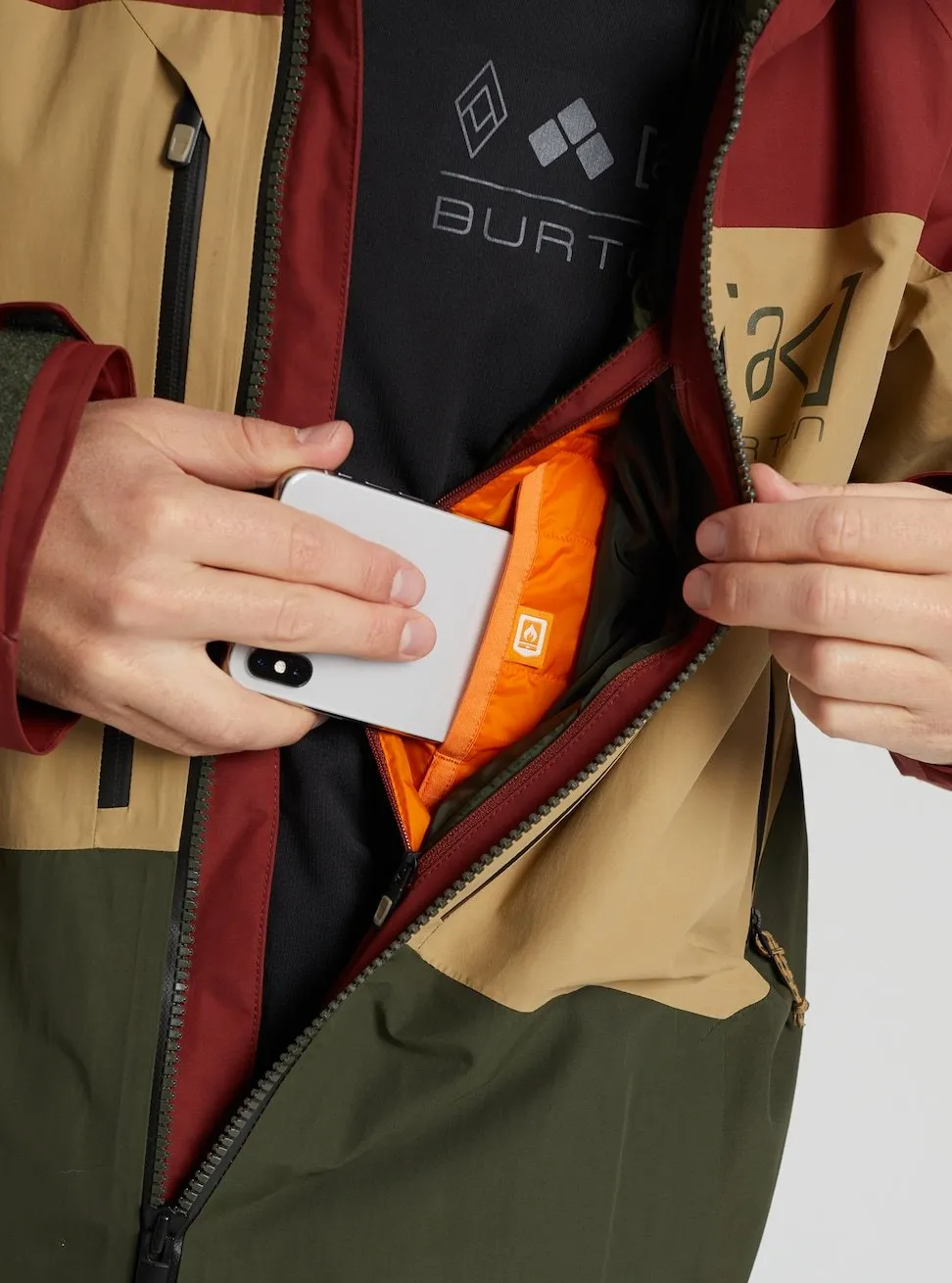 Burton [AK] Swash GORE-TEX Mens Jacket Sparrow / Kelp / Forest Night