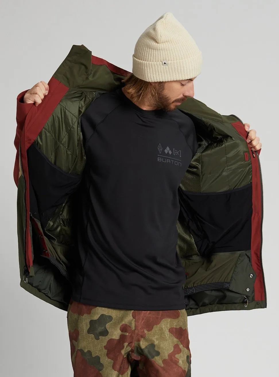 Burton [AK] Swash GORE-TEX Mens Jacket Sparrow / Kelp / Forest Night