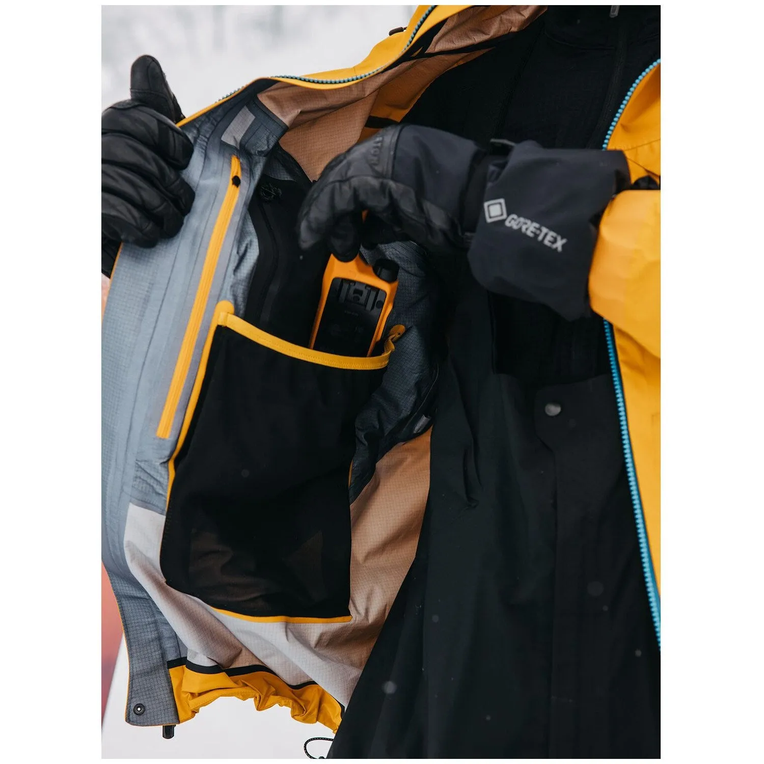 Burton [ak] Tusk GORE-TEX Pro Jacket Mens 2025 Goldenrod