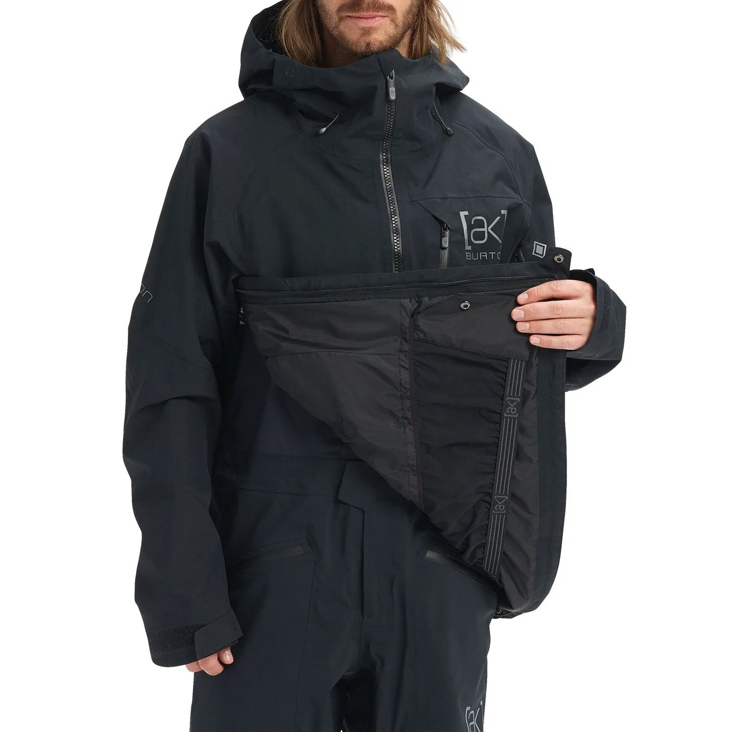 Burton [AK] Velocity GORE-TEX Mens Anorak Jacket Black