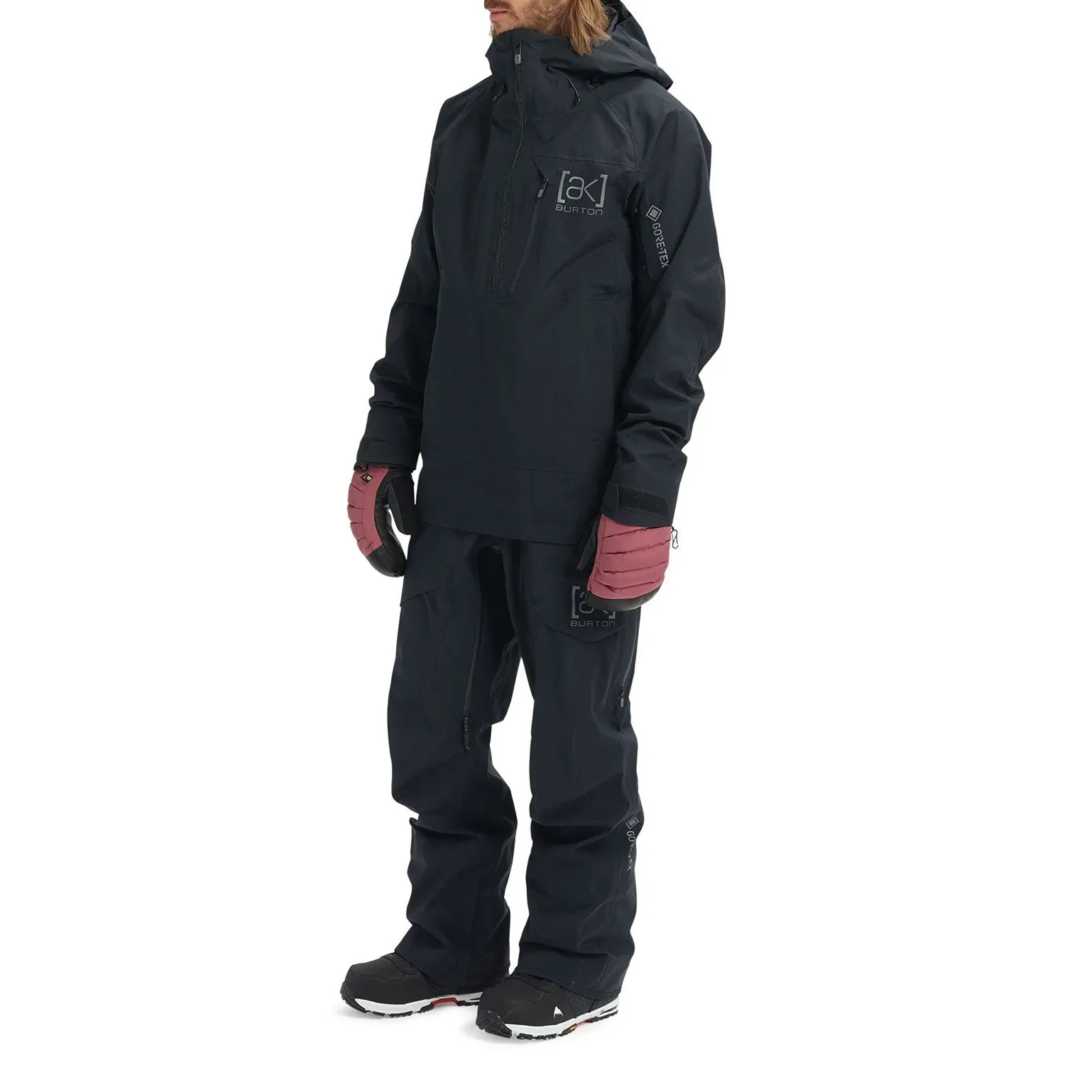 Burton [AK] Velocity GORE-TEX Mens Anorak Jacket Black